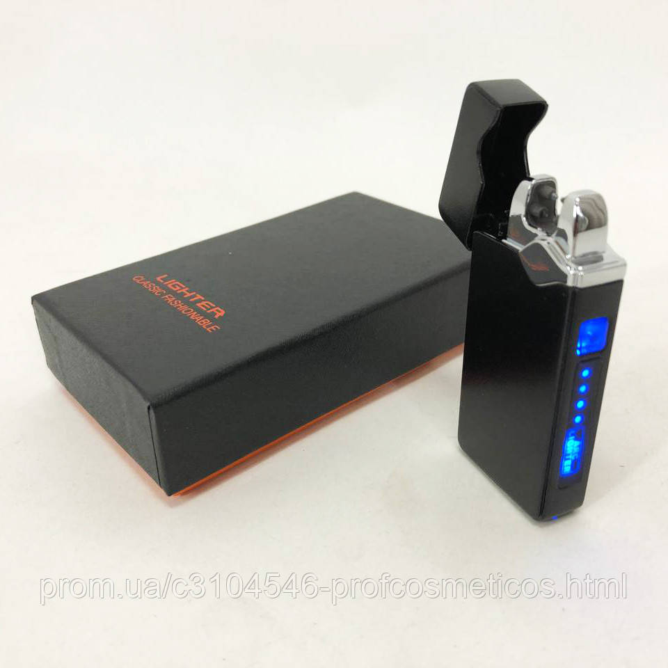 Електроімпульсна запальничка USB 315, акумуляторна запальничка подарункова, Вітрозахисна запальничка