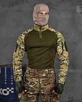 Тактический убакс multicam мужская кофта для ВСУ, Боевая армейская рубашка ubacs мультикам одежда для военных