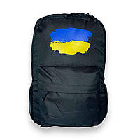 Рюкзак спортивний BagWay 21л одне відділення фронтальна кишеня бічні кишені, розмір 42*30*16 см чорний принт 1