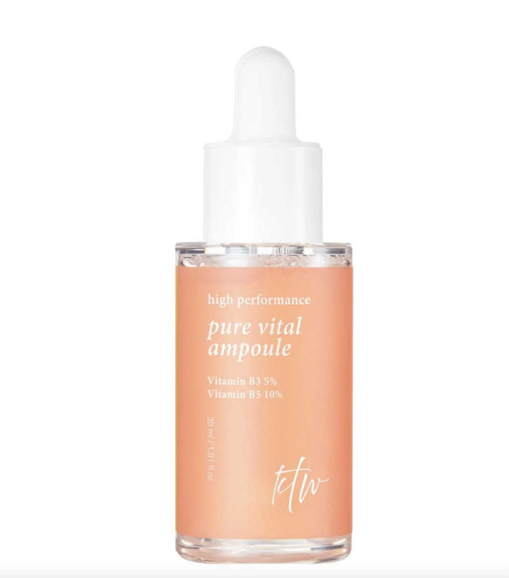 KTW High Performance Pure Vital Ampoule зволожувальна сироватка з 5% ніацинамідом і 10% пантенолом 30 мл