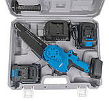 Акумуляторна ланцюгова міні-пила KRAISSMANN 2032 AKS-BL 20/2 (в кейсі), фото 5