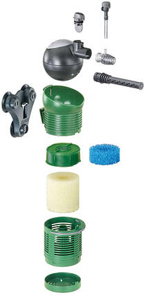 Комплект с контейнерам и губками для внутренних фильтров аквариума Eheim Aquaball 60-180, фото 2