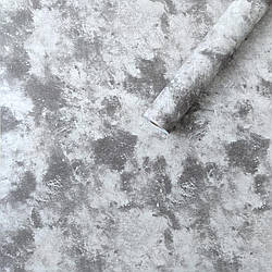 Декоративна плівка самоклейка для меблів Сірий бетон Текстура Ширина 67 см Рулон 10 м ПВХ плівки декор
