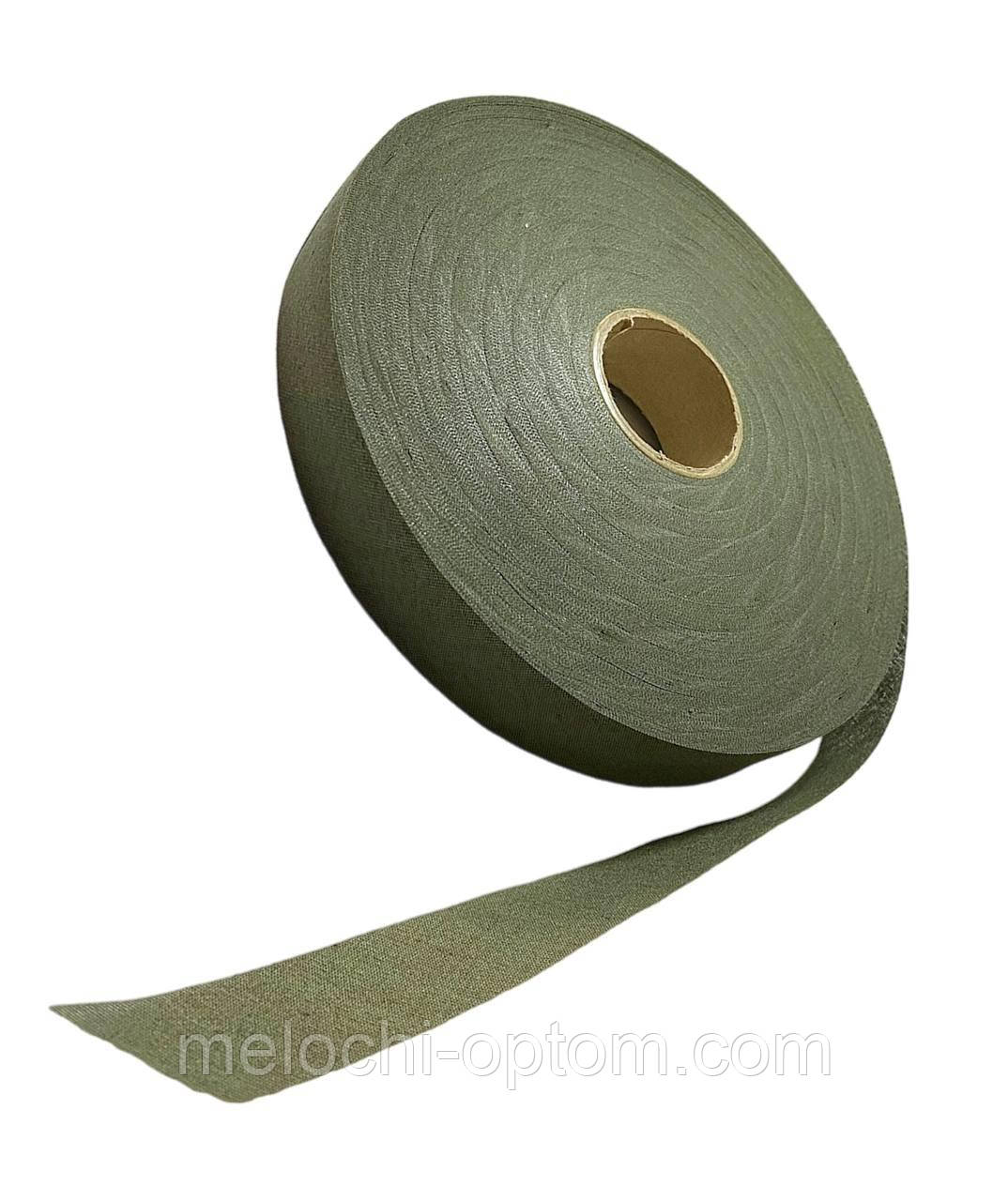 Коса бейка ХБ 28мм хакі 100 метрів