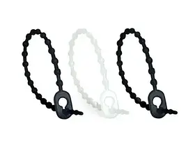 Стяжка для кабелю кулькова біла 3,6х150 біла (100шт)