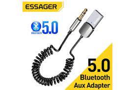 Bluetooth aux адаптер Essager Bluetooth 5.0 автомобільний приймач AUX