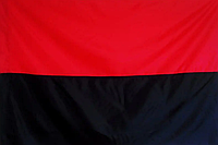 Флаг УПА атлас, красно-черный, 140х90см №782017(1)(150)