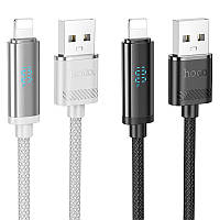 Дата кабель Hoco U127 Power USB to Lightning (1.2m) GRI