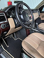 Модельные автоковрики EVA для Land Rover Range Rover Vogue 2002-2011 / Комплект ковриков в салон Ленд Ровер