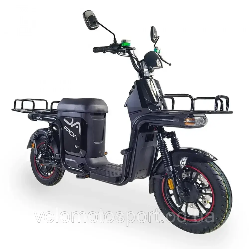 Електроскутер FADA Flit Cargo 600W червоний
