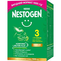 Детская смесь Nestogen 3 с лактобактериями L. Reuteri для детей с 12 месяцев 1 кг (8445290233745) - Топ