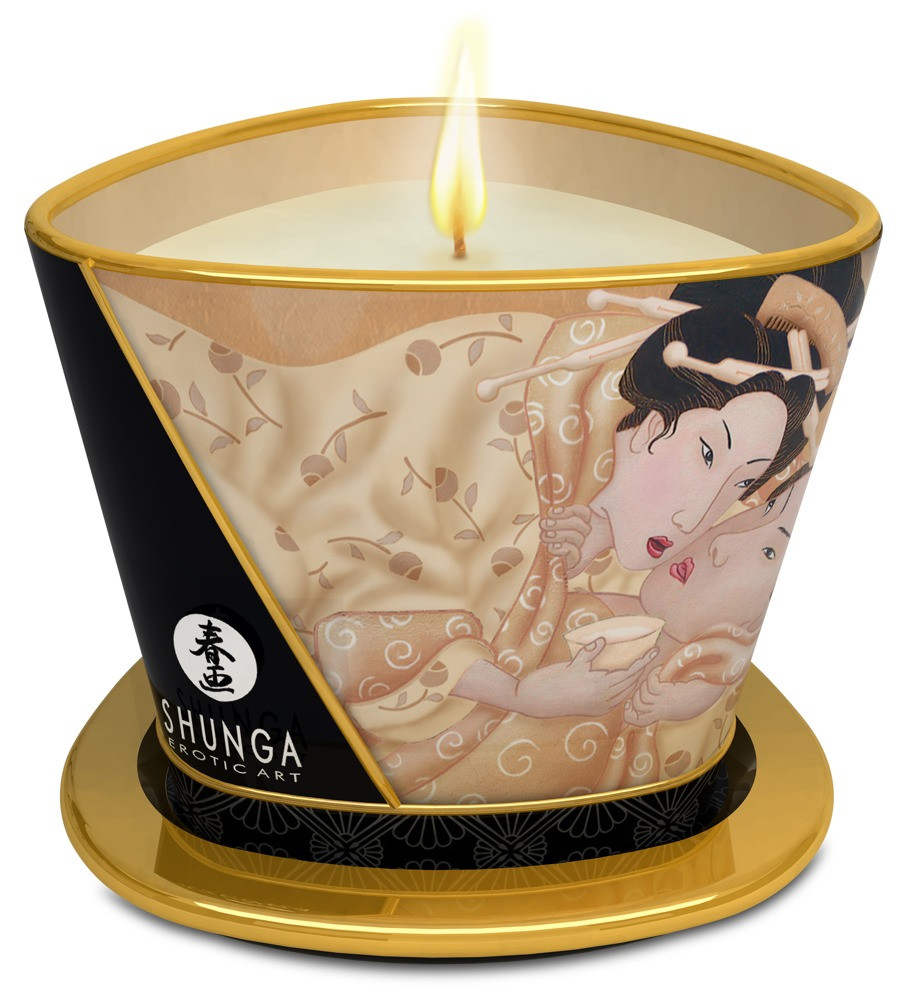 Масажна свічка Shunga Massage Candle Vanilla із запахом ванілі 170 мл