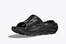 В'єтнамки унісекс HOKA ORA RECOVERY SLIDE 3 1135061 BBLC Black / Black, фото 4