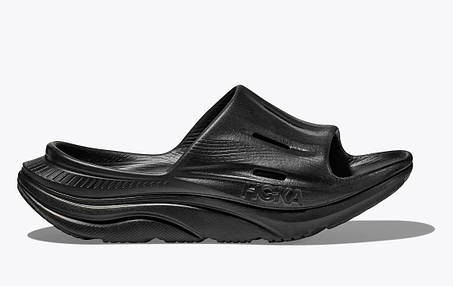 В'єтнамки унісекс HOKA ORA RECOVERY SLIDE 3 1135061 BBLC Black / Black, фото 1