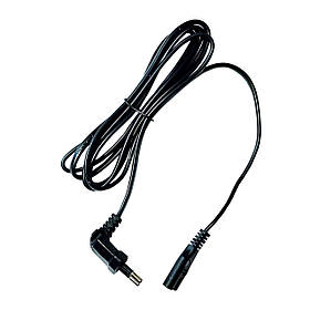 Мережевий кабель живлення 2 м, 2*0,75мм² чорний