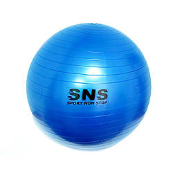 М'яч для фітнесу (фітбол ) SNS FB-75-С 75 см синій