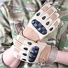 Тактичні рукавички із закритими пальцями (М-2XL) / Чоловічі рукавички штурмові / Мото рукавички, фото 4