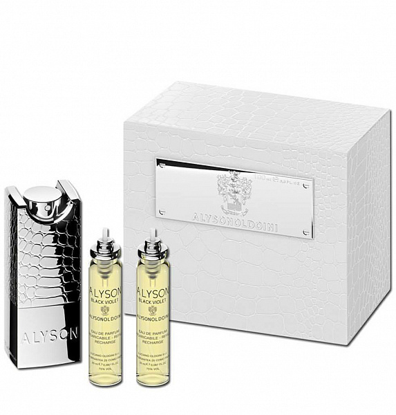 Парфумована вода Alyson Oldoini Black Violet для жінок — edp 3×20 ml