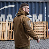 Військова тактична куртка Soft Shell Grifon Койот, фото 2