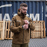 Військова тактична куртка Soft Shell Grifon Койот, фото 5