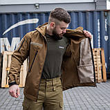 Військова тактична куртка Soft Shell Grifon Койот, фото 9