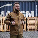 Військова тактична куртка Soft Shell Grifon Койот, фото 10