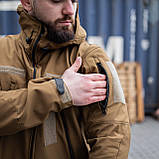 Військова тактична куртка Soft Shell Grifon Койот, фото 7
