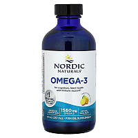 Рыбий жир Nordic Naturals "Omega-3" со вкусом лимона, 1590 мг (237 мл)