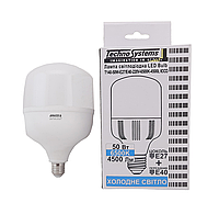 Лампа светодиодная LED Bulb-T140-50W-E27-E40-220V-6500K-5250L GOLDEN TNSy