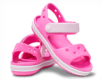 Детские Сандалии крокс девочке Crocs Sandal Electric Pink розовый 31