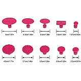 Грибки клейові. Набір змінних насадок PDR Комплект 10шт, фото 3