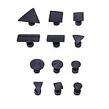 Грибки клейові. Набір змінних насадок PDR Комплект 12шт, фото 2