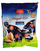 Шоколадные молочные яйца с молочным кремом Favorina Edel Nougat-Eier Sahne 150г Германия