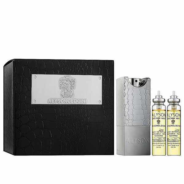 Парфумована вода Alyson Oldoini Chocman Mint для чоловіків — edp 3×20 ml