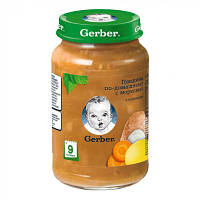 Детское пюре Gerber Говядина по-домашнему с морковью, 190 г (7613036460965)