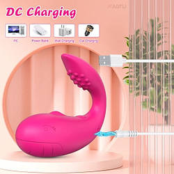 Вібратор на дистанційному керуванні TD042, силіконовий, водонепроникний, рожевий