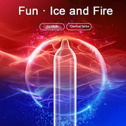 Презервативи 3D з охолоджувальним і зігрівальним ефектом 3 шт.