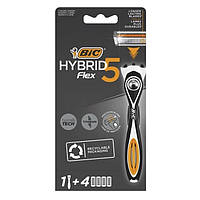 Верстат Біс 5 лез Flex Hybrid (станок + 4 змінні касети)