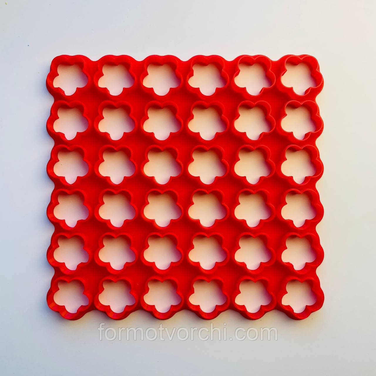 3D-формочки-вирубки для пряників "Мультрамка квітка 3 см"