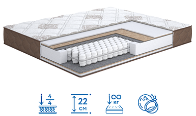 Ортопедичний матрац Айріш Кокос плюс New/ Irish Cocos plus New TM Matroluxe