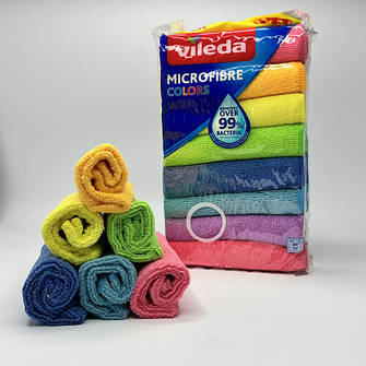 Серветка з МІКРОФІБРИ Vileda Microfibre Colors 30x30 cm, 8 шт./пачка