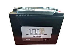 Тяговий акумулятор TTG, 12 V, 55AH