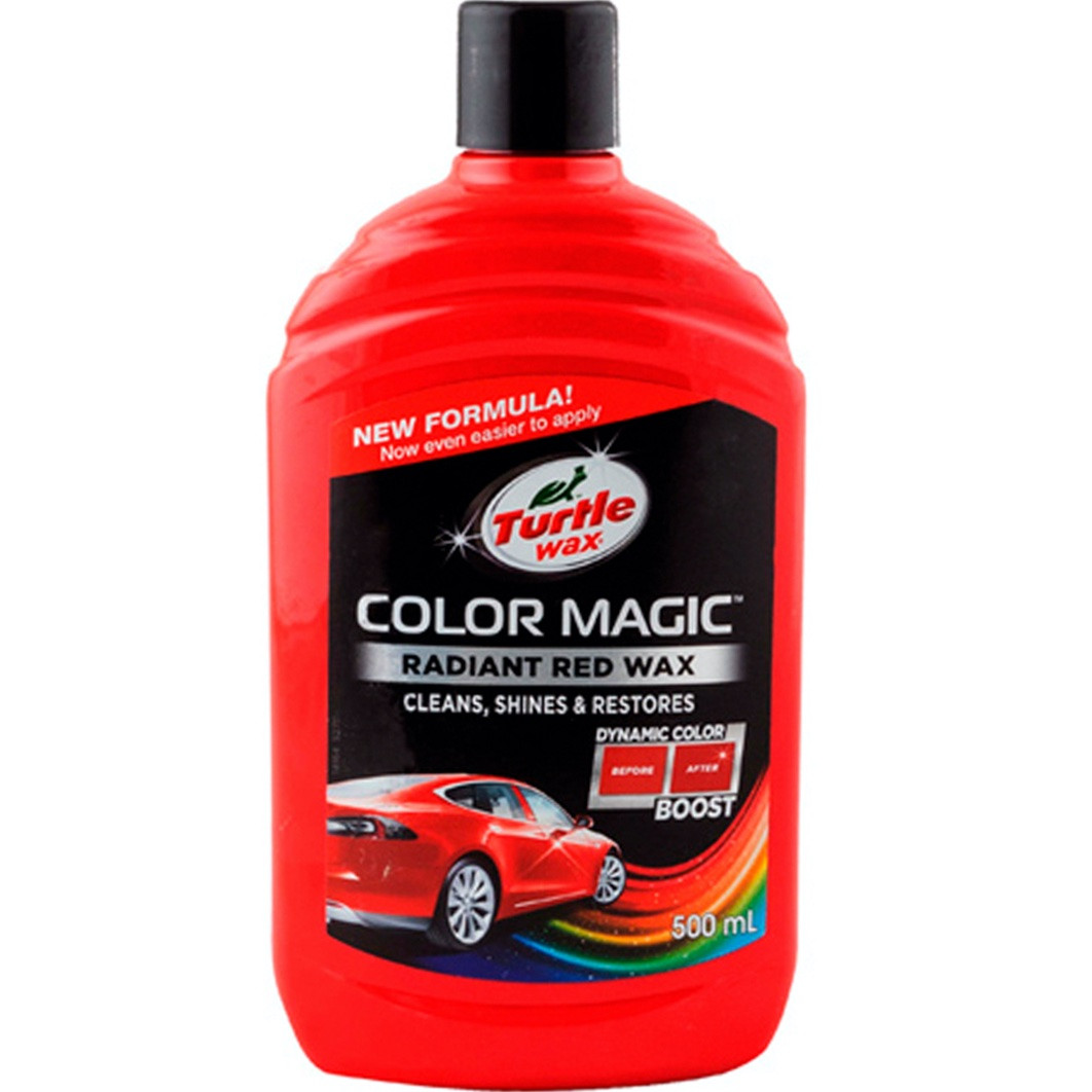 Поліроль кольорозбагачений Turtle Wax Color Magic Extra Fill, 500 мл Червоний, фото 1
