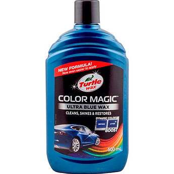 Поліроль кольорозбагачений Turtle Wax Color Magic Extra Fill, 500 мл Синій