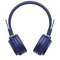 Бездротові Bluetooth 5.0 навушники накладні HOCO W25 Promise Wireless Headphones Blue (packing 10/30)
