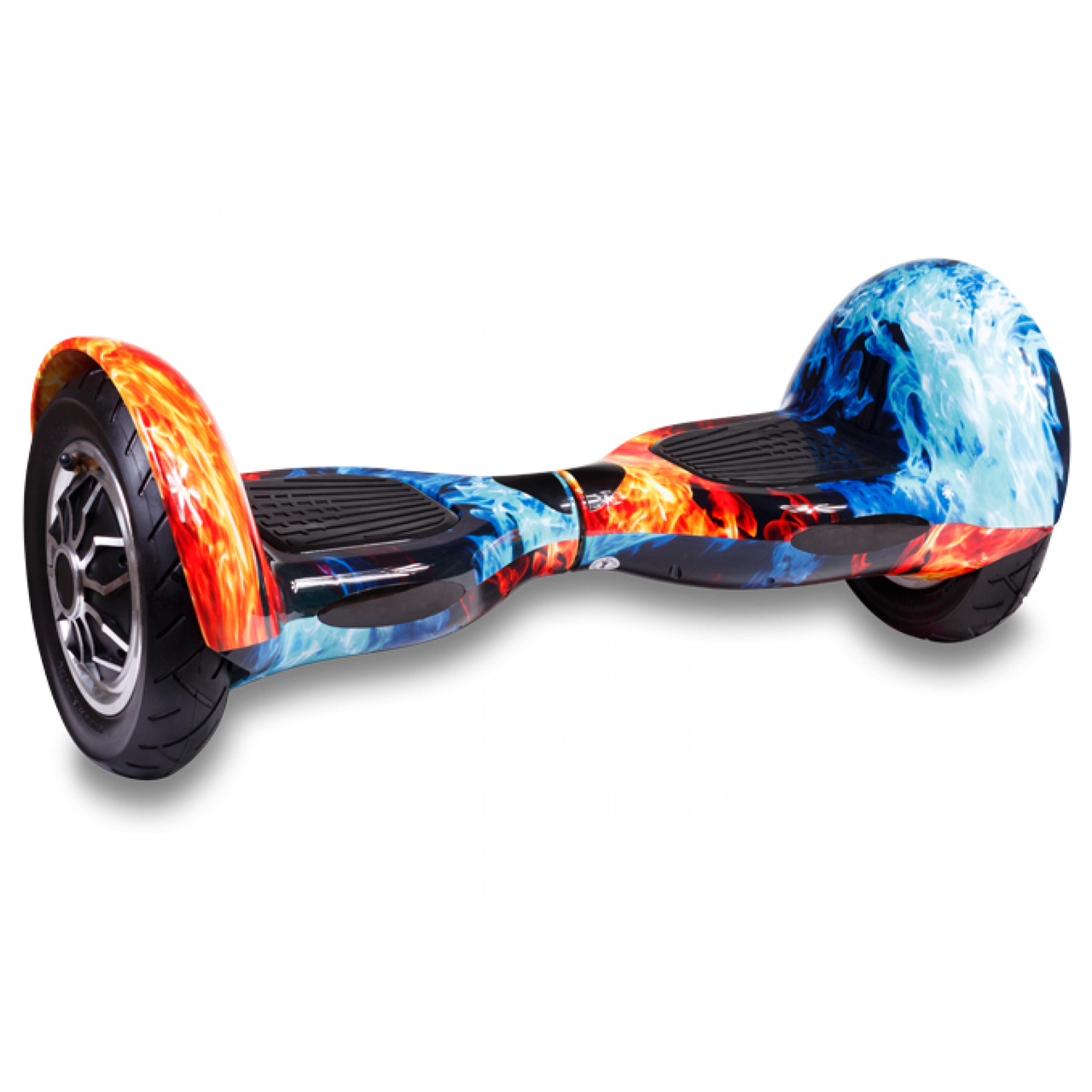 Гіроскутер із підсвічуванням коліс Smart Balance 10.0" вогонь і лід Bluetooth