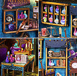 Бук Нук Magic Market Book Nook 3D пазл дерев'яна головоломка книжковий куточок JTSL-09, фото 4