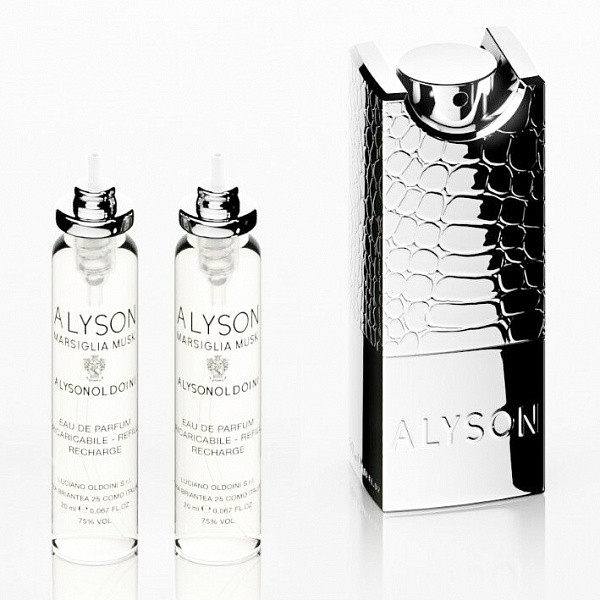 Парфумована вода Alyson Oldoini Marsiglia Musk для чоловіків і жінок — edp 3×20 ml + чохол