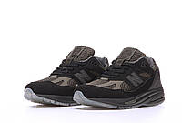 Стильные мужские кроссовки New Balance 991v2 x Stone Island Black Khaki. Обувь мужская Нью Баланс 991v2.