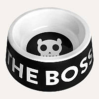 Миска мелеминовая I'm The Boss Zee.Dog - Zee.Black L 26см/1,7л